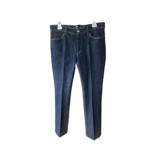7 For All Mankind Women's Indigo Boot Cut Jeans